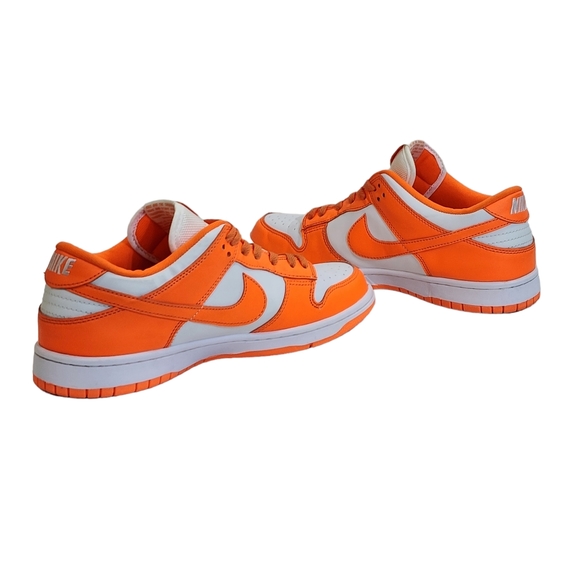 Nike Dunk Low Retro SP Syracuse CU1726 White Orange Blaze Mens Size 8.5 Women 10 - Picture 5 of 11